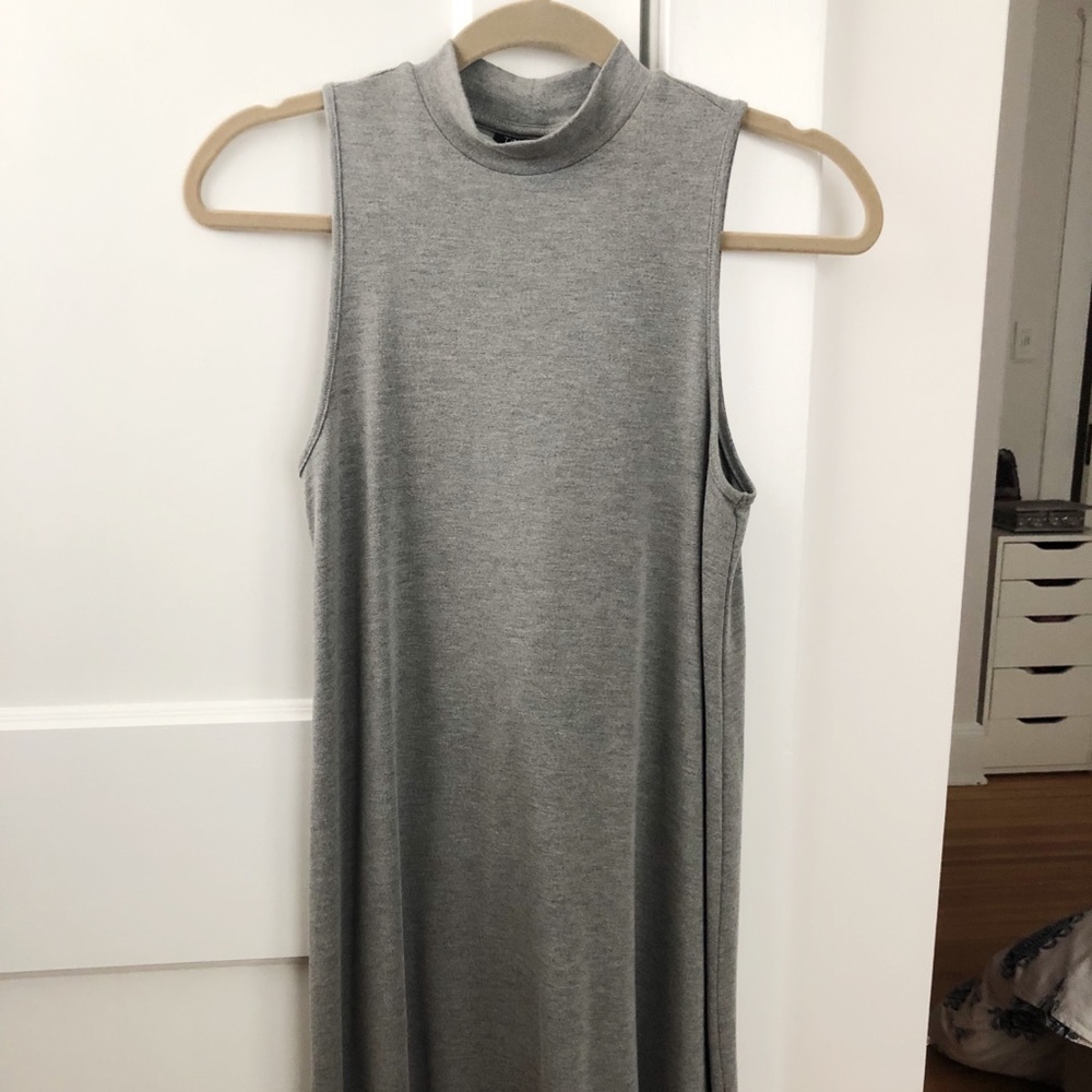 Topshop mock neck mini dress